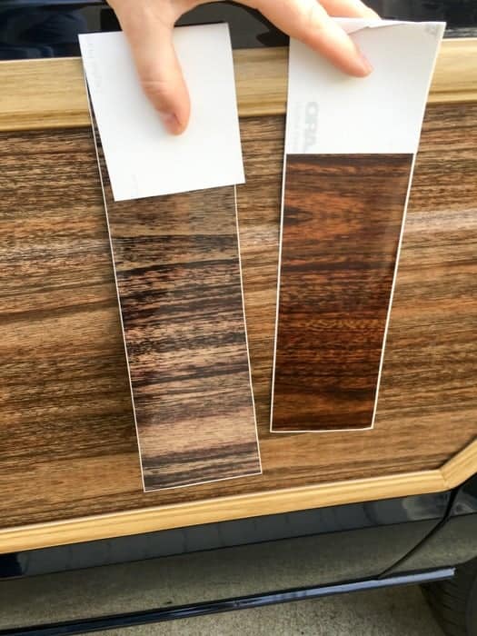 Replacement Jeep wood grain samples from Auto Trim Designs
