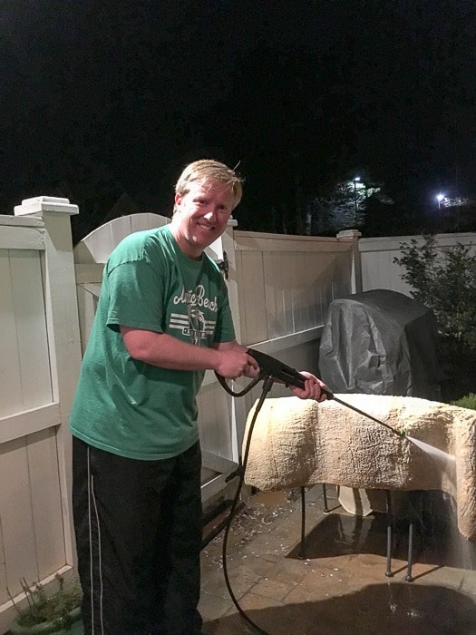  strøm vaske jeep teppe, powerwash bil teppe