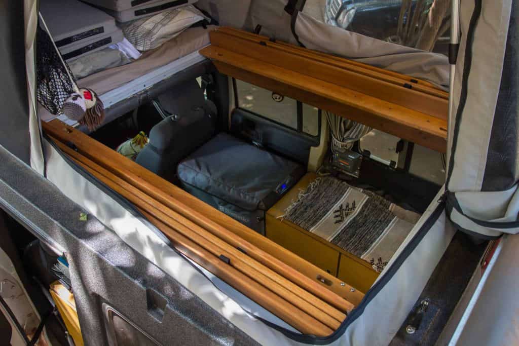 jeep open living planks fold into bed Oh the Places You'll Go! ...in a Jeep