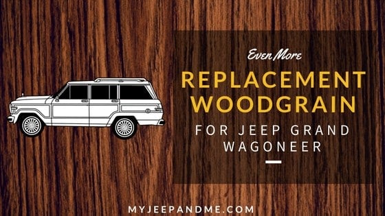 Replacement vinyl Woodgrain for Jeep Grand Wagoneers