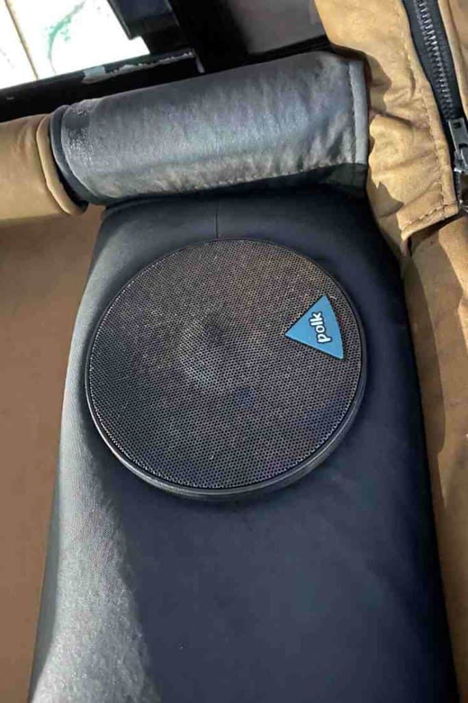 Jeep Wrangler YJ's have 4" Speakers in the Factory Soundbar