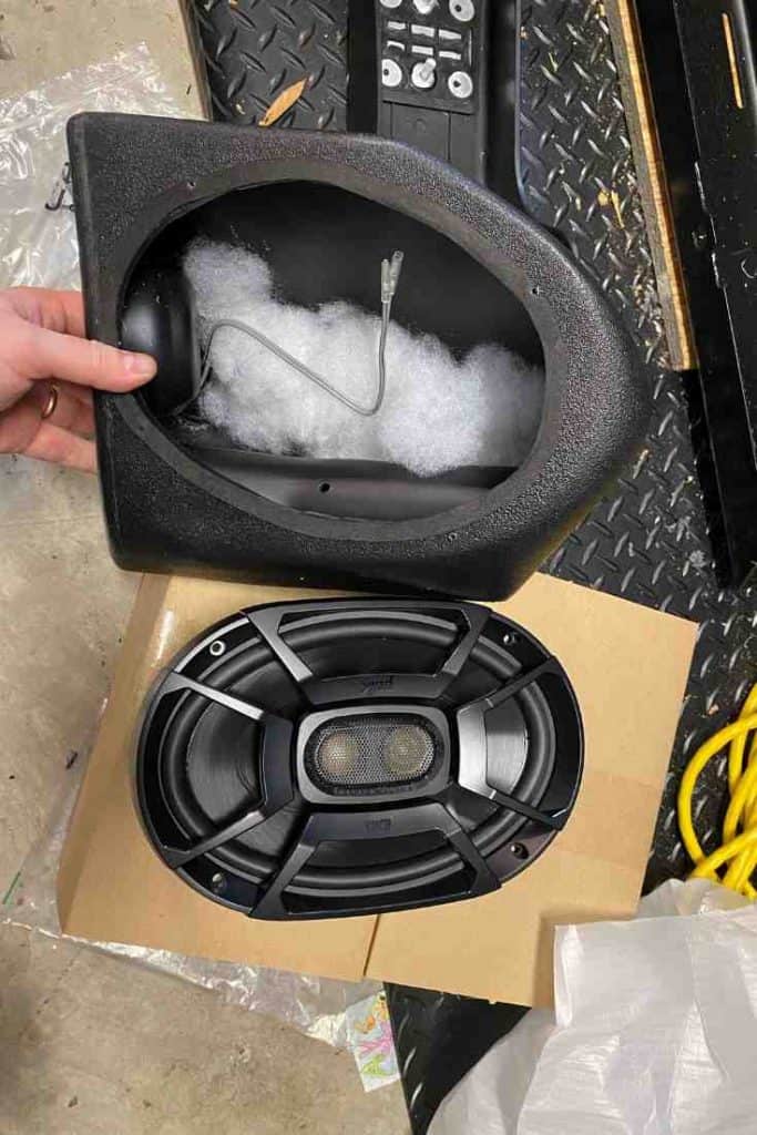 Speaker Wedges for a Jeep Wrangler YJ