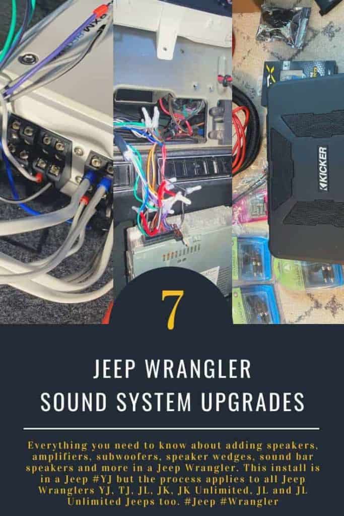 Jeep Wrangler Sound System Upgrade Using The Factory Jeep Radio – Four ...