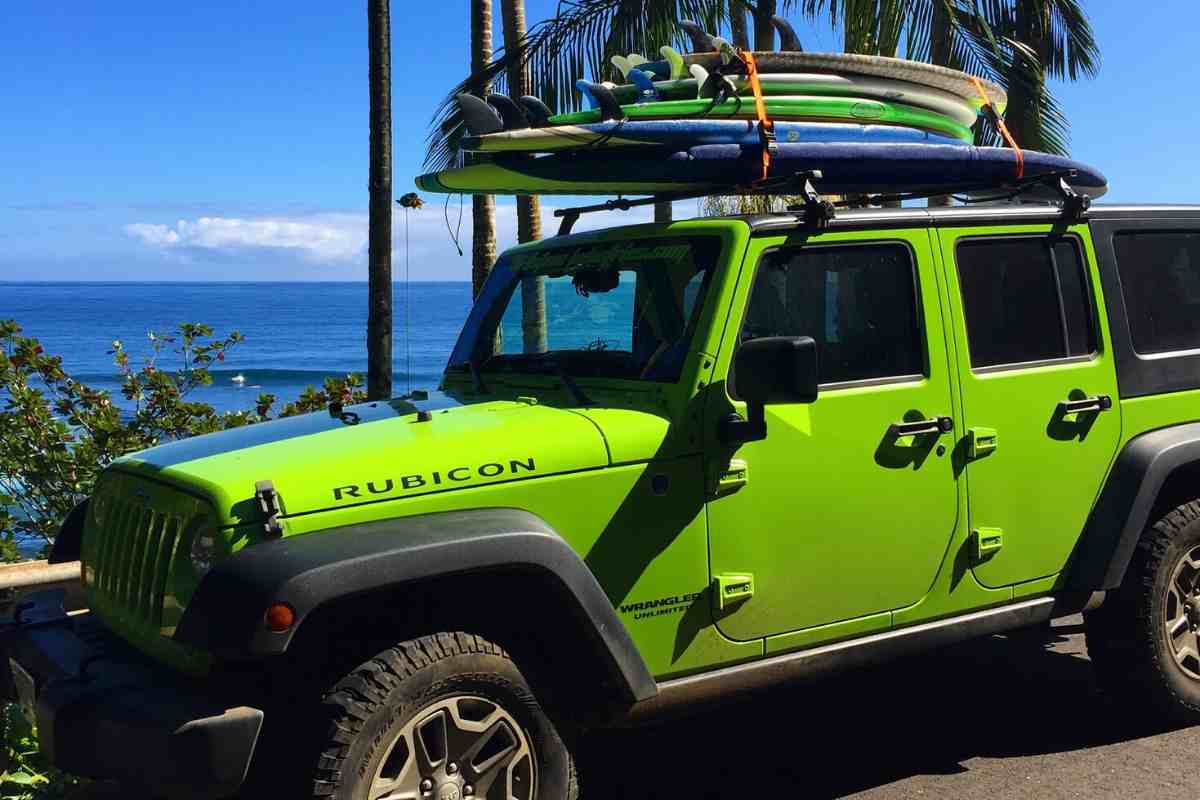 How To Carry Surfboards In a Jeep Wrangler #Jeep #Wrangler #Surfing #beach