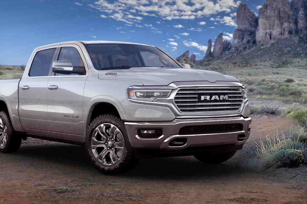 buying a used Ram truck? here's everything you need to know. The image shows a generic image of a grey Ram Truck
