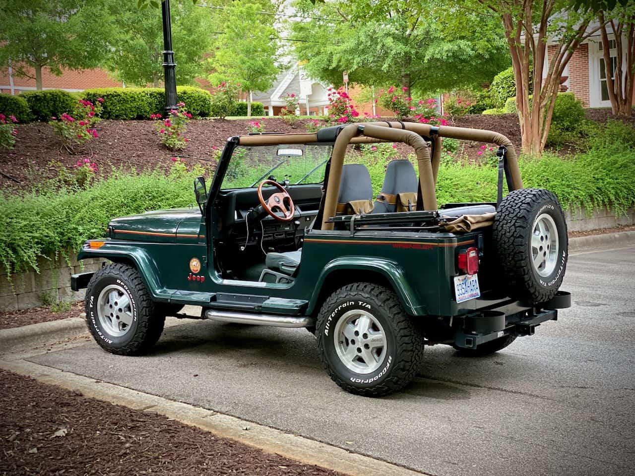 1993 Jeep Wrangler Sahara YJ Hunter Green Metallic