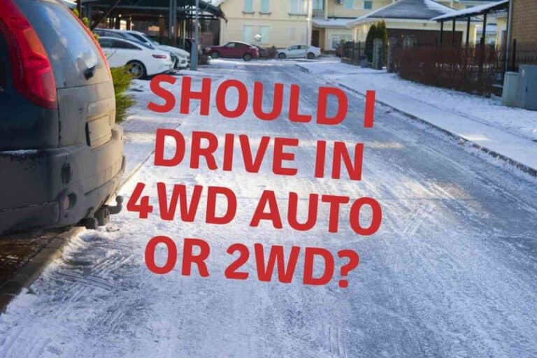 Should I drive in 4WD AUTO or 2WD?