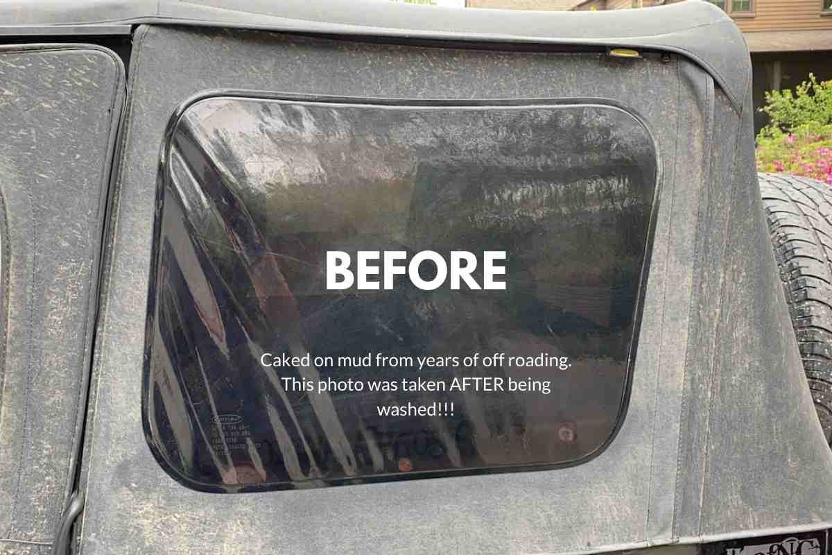 Best Cleaner for Jeep Soft Top (See before and after photos!)