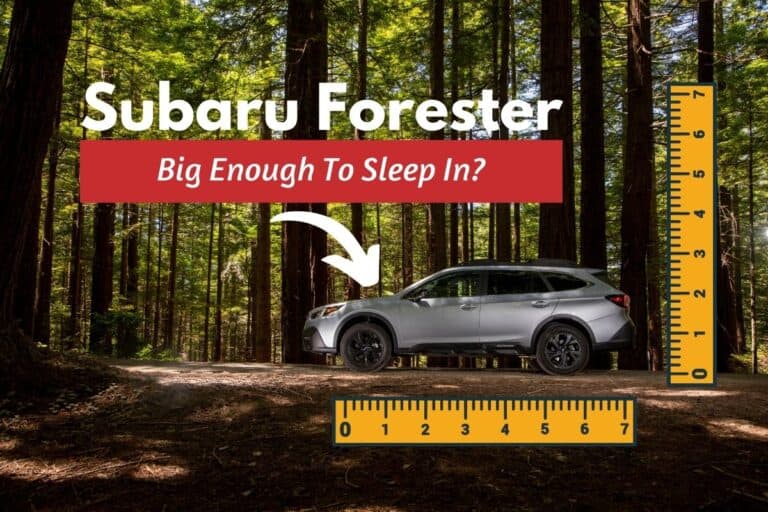 Is a Subaru Forester Big Enough to Sleep In?