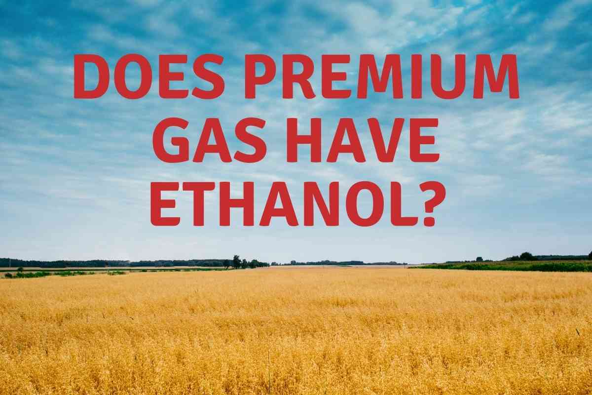 Does Premium Gas Have Ethanol?