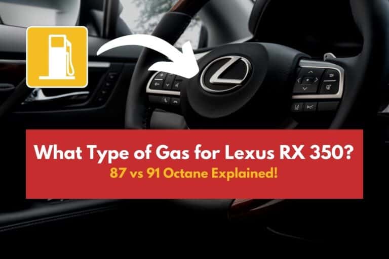 What Type of Gas for Lexus RX 350? 87 vs 91 Octane Explained!