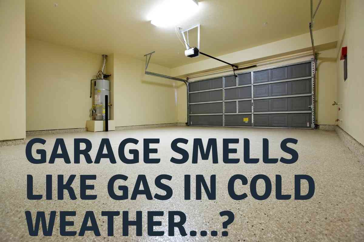garage smells like gas
