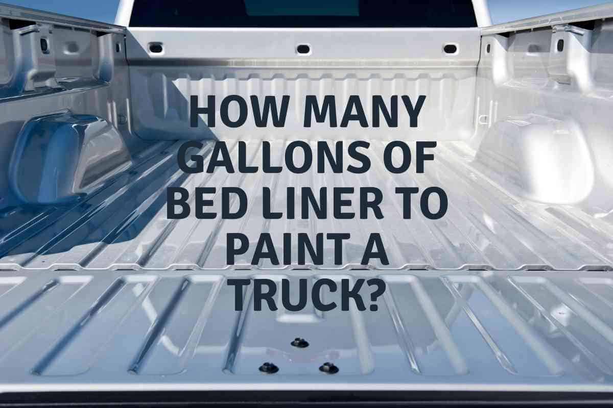 How many gallons of bed liner to paint a truck? Generic image for the article