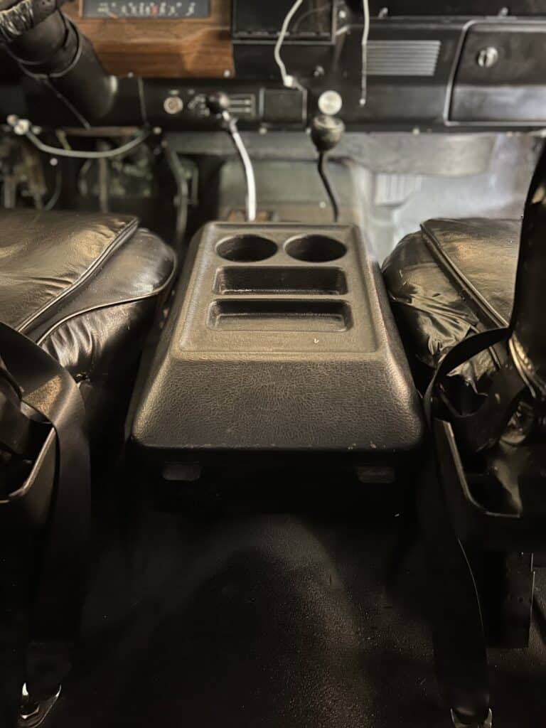 1980 International Scout II Center Console Upgrade 