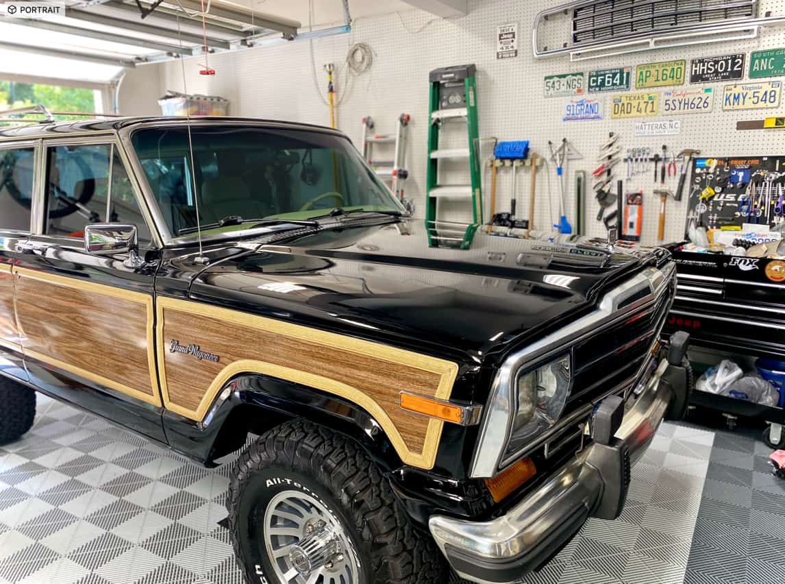 My black 1991 Jeep Grand Wagoneer