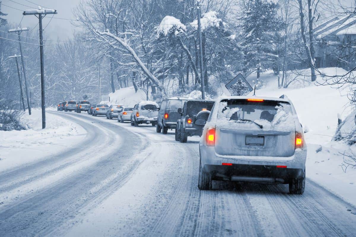 Driving in the snow