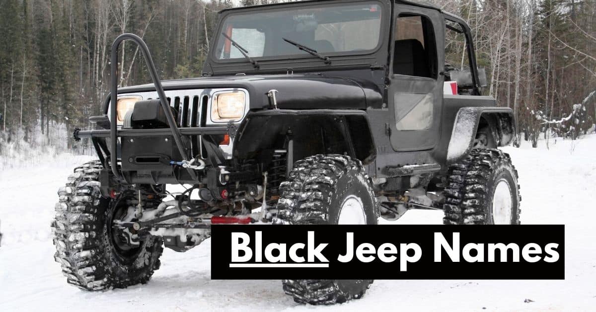 black Jeep names