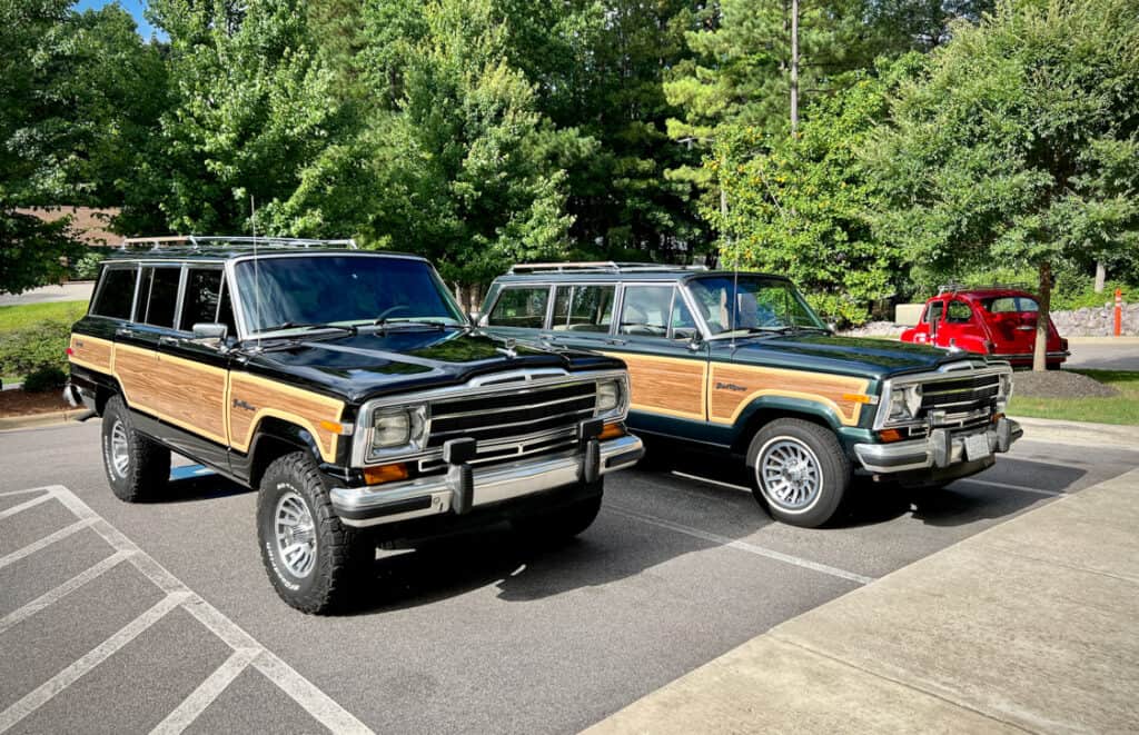 Kerns black and green 1991 Jeep Grand Wagoneers About