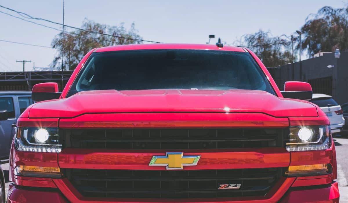 Red Chevrolet Truck