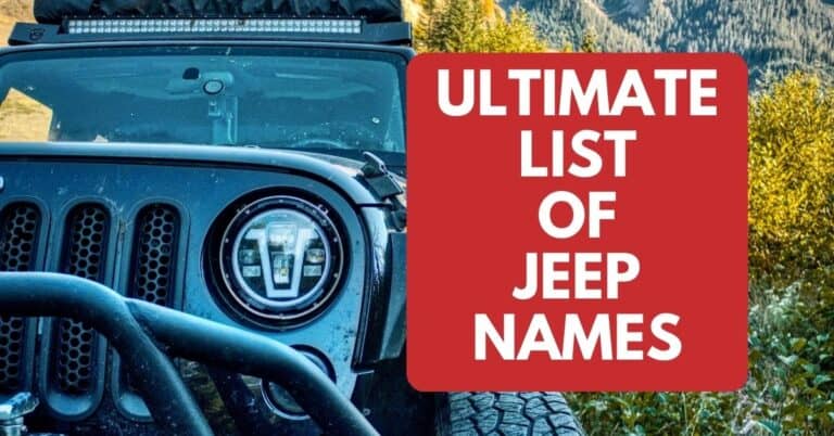 Ultimate List Of Jeep Names