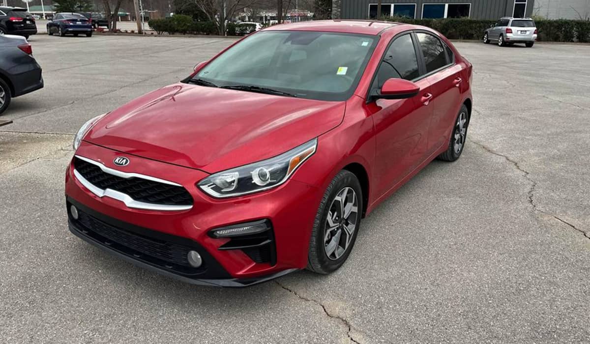 Red 2020 Kia Forte