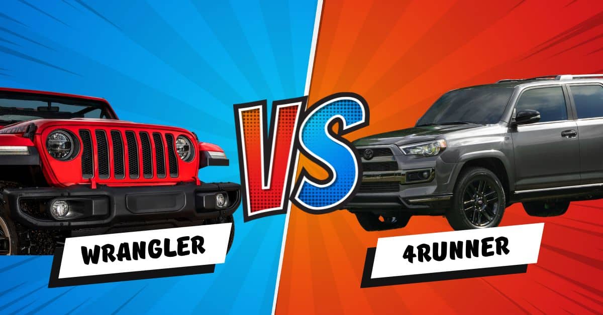 Jeep Wrangler vs Toyota 4Runner Comparison