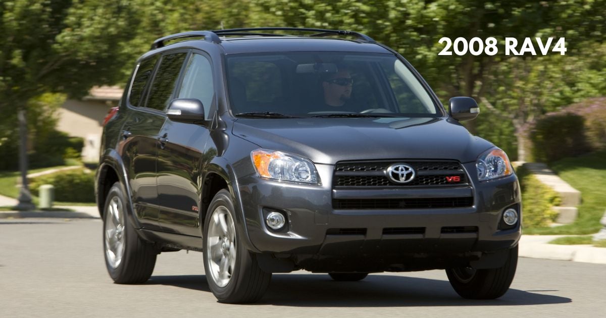 3rd Generation Toyota RAV4 - 2008 Model year