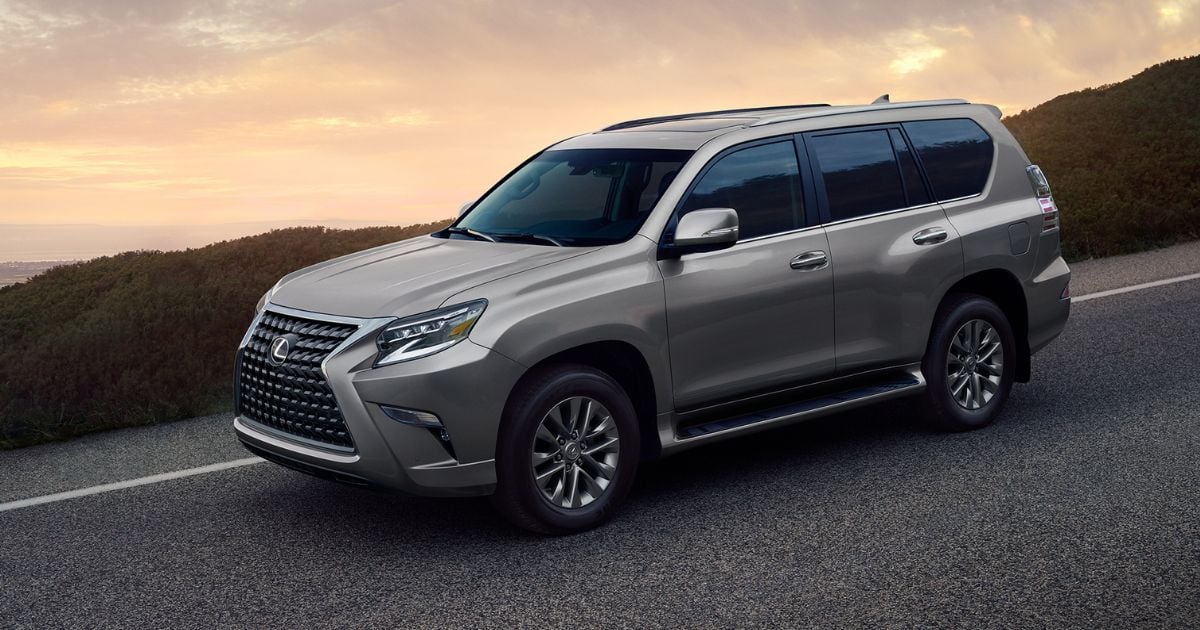 What Luxury SUV is the most reliable? The image shows a Lexus 570 against a sunset