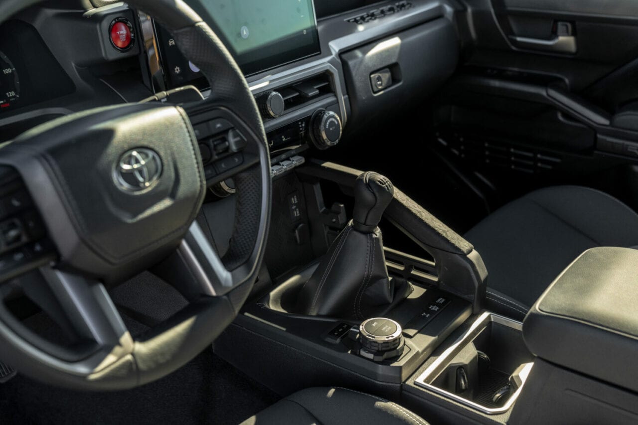 The Toyota Tacoma comes with a manual transmission as optional, making it an excellent choice when researching what Toyota trucks can be flat towed 