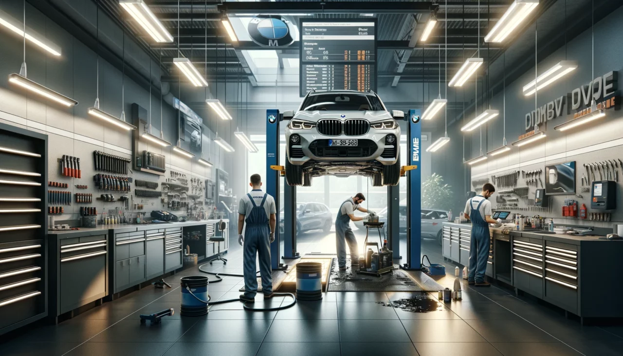 how hard is a BMW oil change
