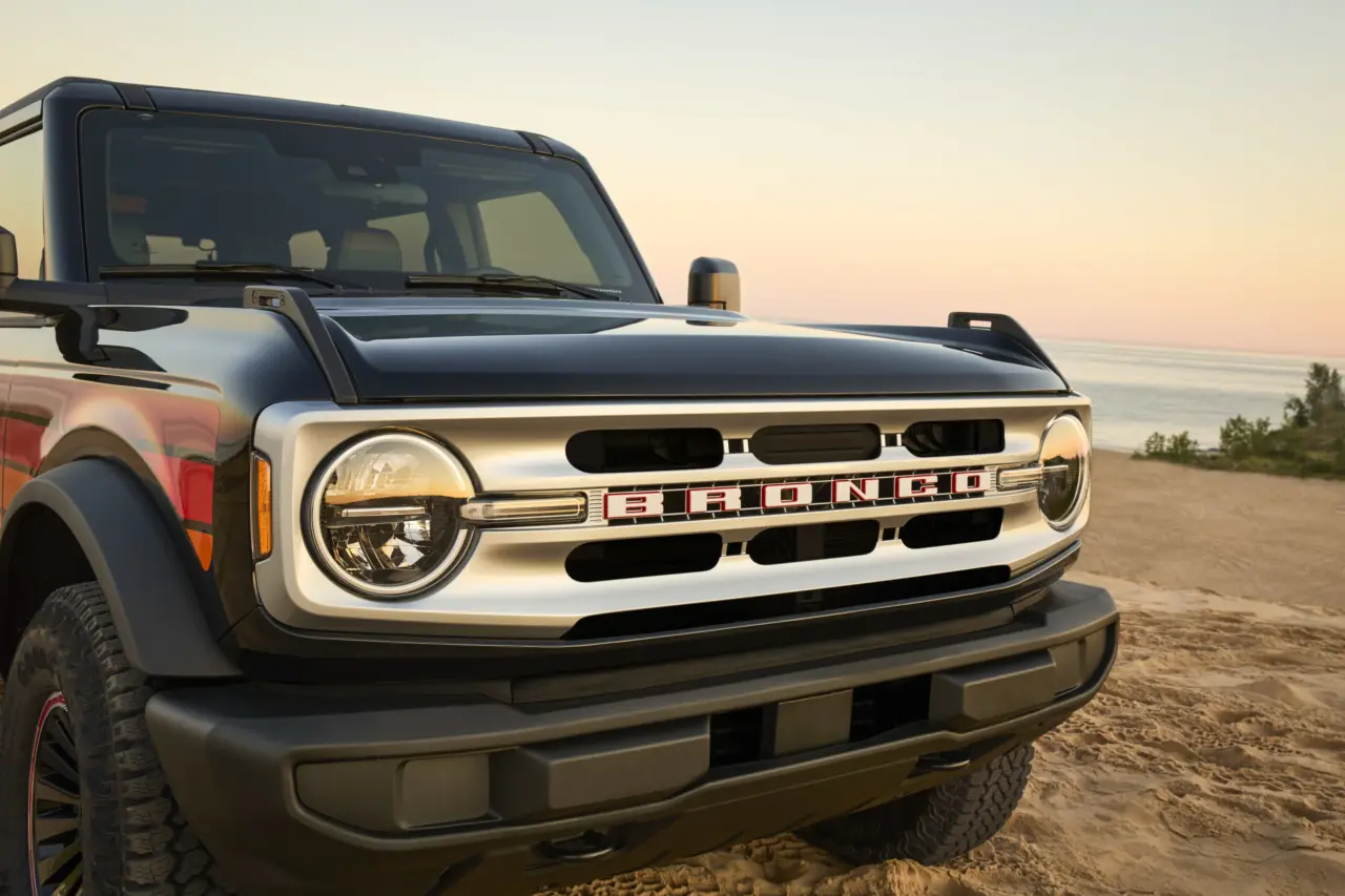 vintage styling on a new ford bronco