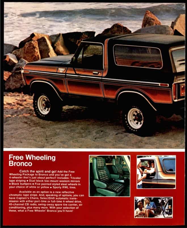 Tough Free Wheelin Fords 2 Ford Bronco Revives Retro Style with New Free Wheeling Package for 2025