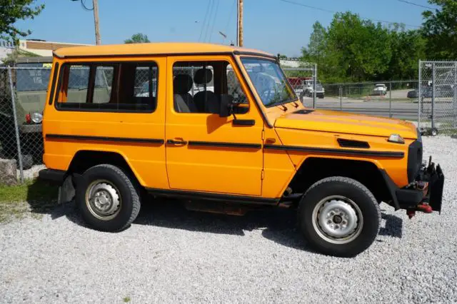 1990 mercedes puch g wagon 230ge hardtop swb worker 3 Mercedes’ “Mini G-Wagen” is Coming—But It’s Not Their First Small G-Wagen