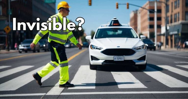 Autonomous Emergency Braking Systems can't see high vis clothing