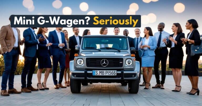 photo of a mini mercedes g-wagen that might come to market