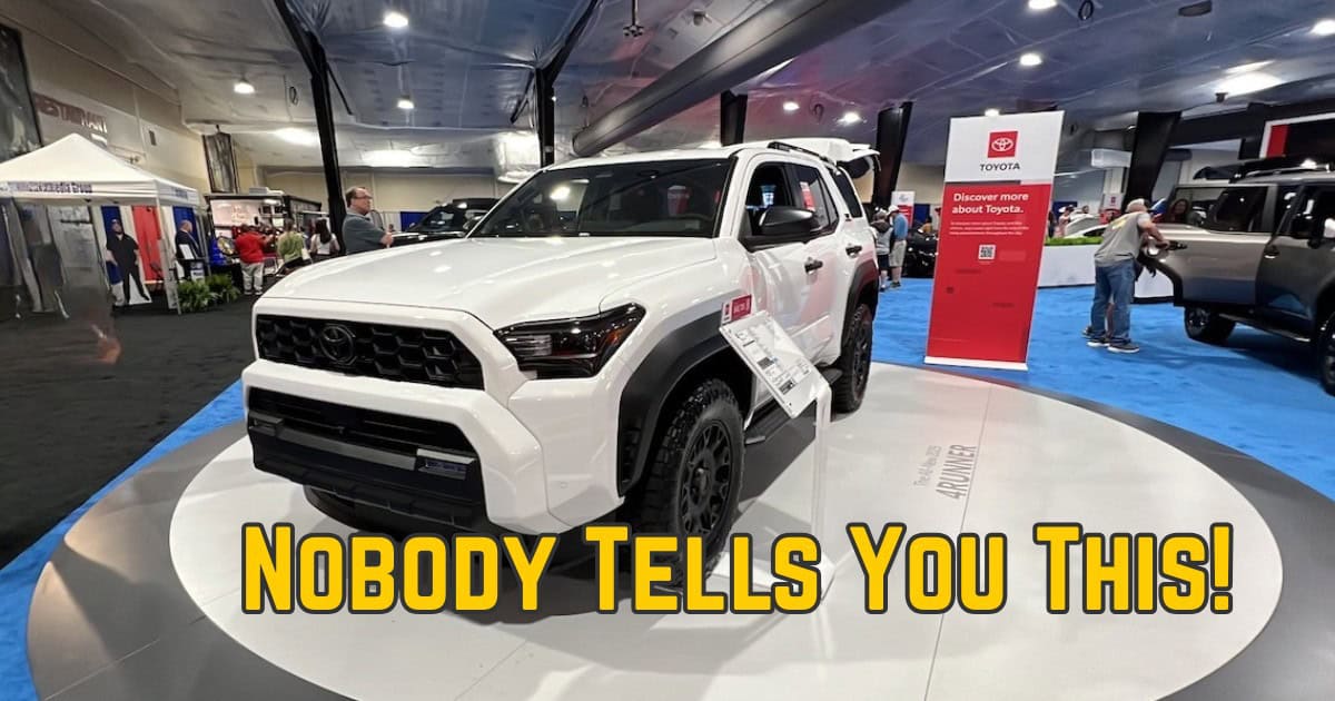 Fatal Flaw Nobody Tells You - New 4Runner, Land Cruiser And Gx 550! 1 photo of the brand new toyota 4runner and Land Cruiser at the NC Auto Show