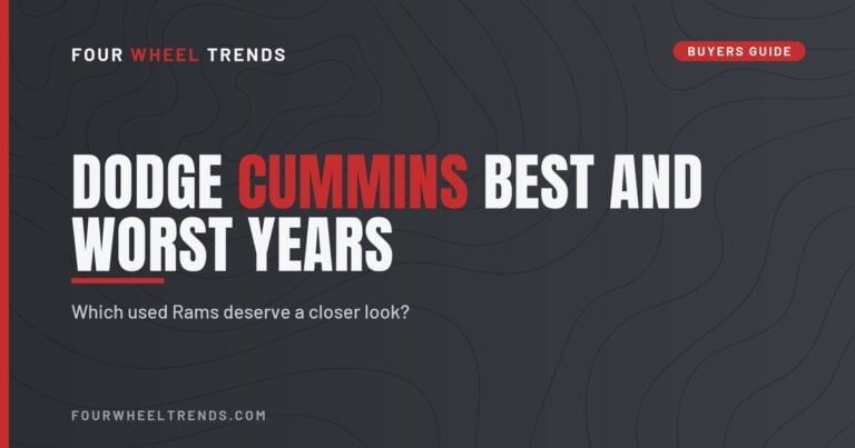 Dodge Cummins best and worst years buying guide graphic.